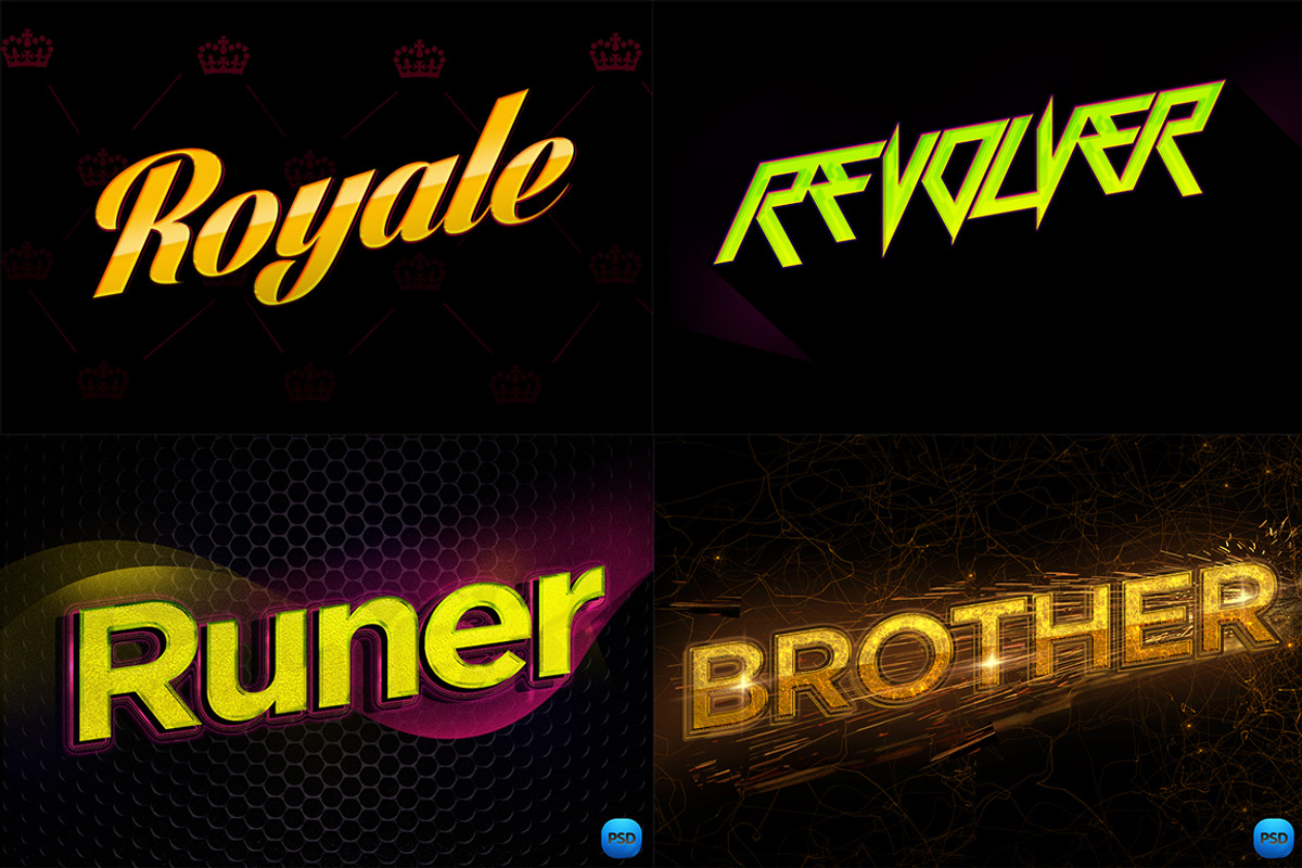 Party Flyer Text Effects, a Layer Style Add-On by GothLab (Photo 2 of 3)