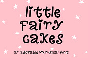 Little Fairy cakes Curly font, a Handwritten Font by Libby Wishes (Thumbnail 1 of 10)