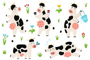 Moo Collection - Clipart & Patterns, an Animal Illustration by Gulnara Sabirova (Thumbnail 4 of 12)