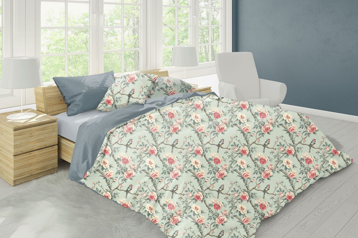 Chinoiseries Toile Seamless Patterns, a Pattern Graphic by Olya Creative (Photo 8 of 25)