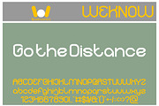 Extra Miles font, a Font by weknow (Thumbnail 3 of 8)