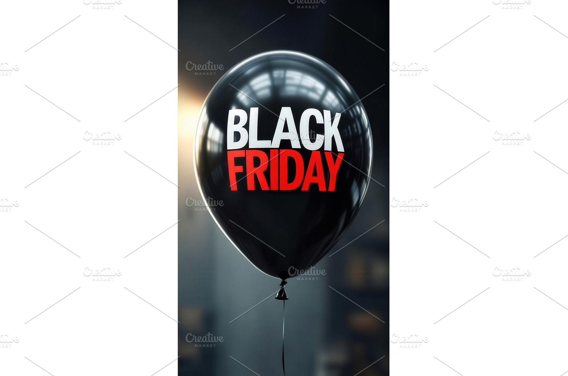 Black balloon with text BLACK FRIDAY, a Holiday Photo by tilialucida
