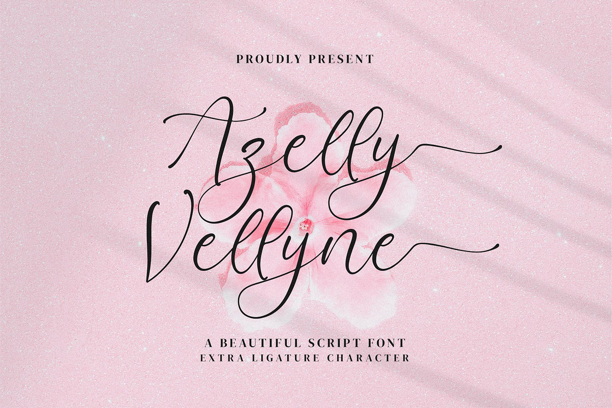 Azelly Vellyne, a Script Font by Integritype Studio (Photo 1 of 15)