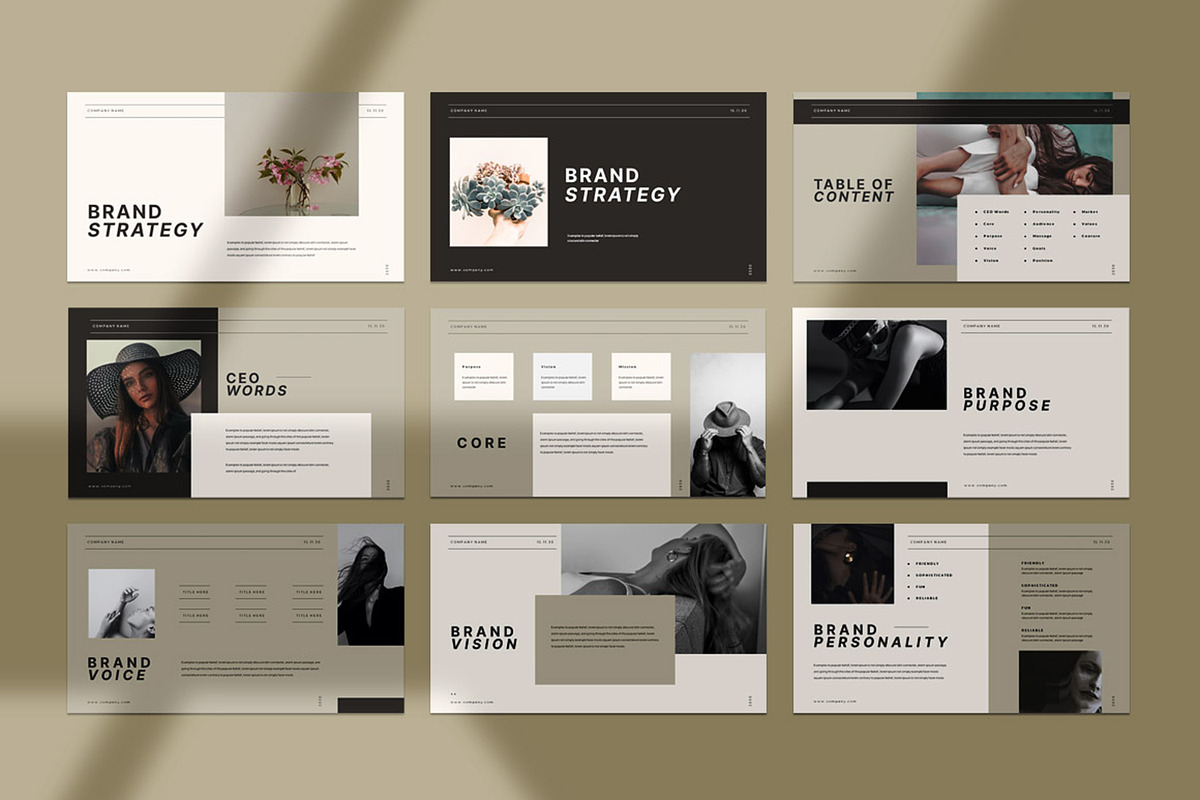 Brand Strategy Presentation Template, a Presentation Template by Dream-Lab (Photo 2 of 5)