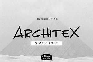 Architex Font, a Sans Serif Font by YandiDesigns