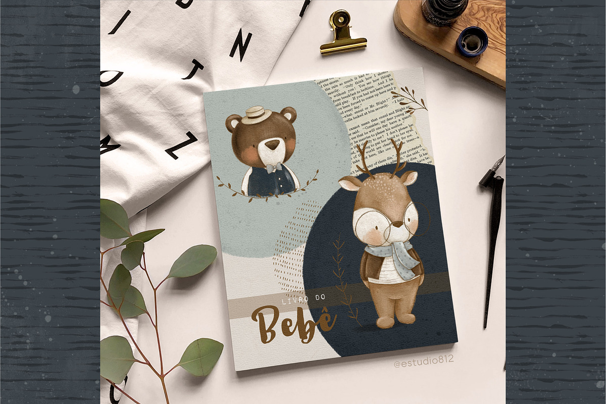 Vintage Woodland Friends, an Animal Illustration by Estudio 812 (Photo 4 of 10)