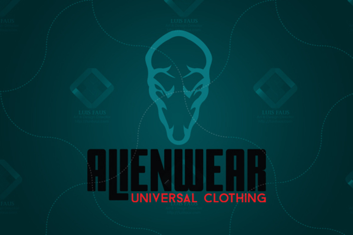 Alienwear Universal Clothing, a Branding & Logo Template by LuisFaus
