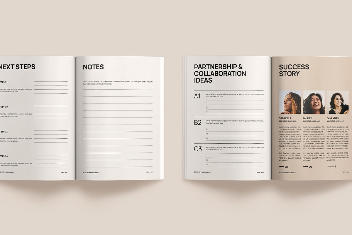 Brand Strategy Workbook Template, a Magazine Template by Studio Monova (Photo 15 of 20)