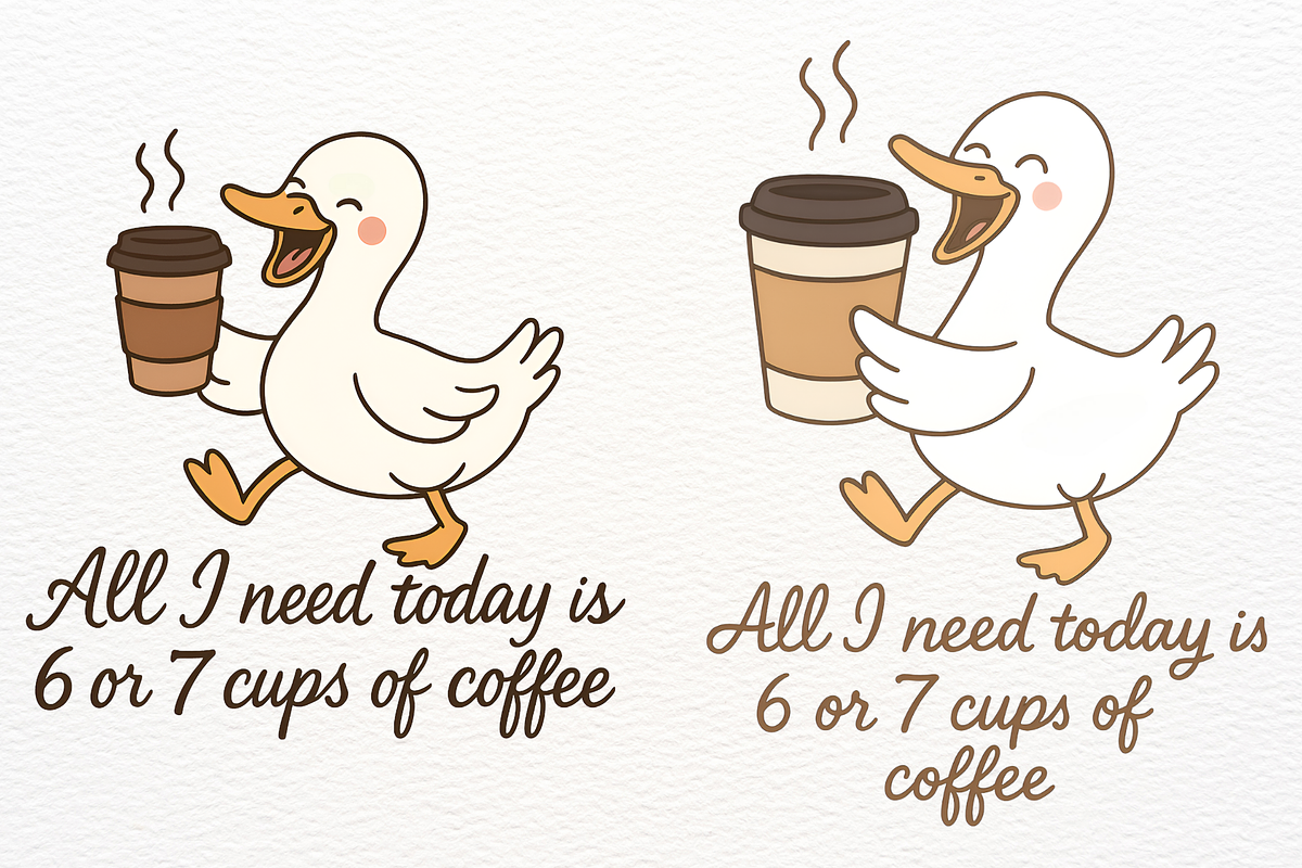 Silly Goose PNG Six Seven Coffee, an Animal Illustration by SugarCloudStudioArt (Photo 3 of 5)