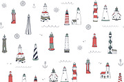 Lighthouse, a Pattern Graphic by GooseFrol (Thumbnail 4 of 10)