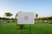 Yard Sign Mockup, an Advertising Mockup by Farabion Studio (Thumbnail 4 of 4)