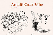 Amalfi Vibe: Vector Ink Sketches, an Object Graphic by divanovskaya_nv (Thumbnail 19 of 20)