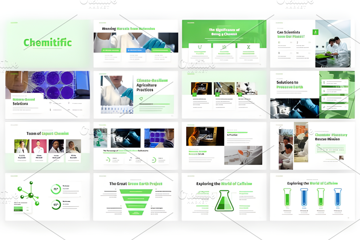 Chemitific PowerPoint Template, a Presentation Template by Ink Gallery (Photo 3 of 3)