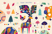 CHRISTMAS Deer, an Animal Illustration by MoleskoStudio (Thumbnail 2 of 9)
