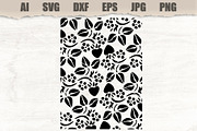 Stencil Strawberry pattern, a Seasonal Illustration by MARYCRAFTIRIA (Thumbnail 1 of 3)