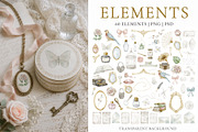 Vintage Watercolor Clipart Bundle, a Decorative Illustration by Alisles (Thumbnail 2 of 12)