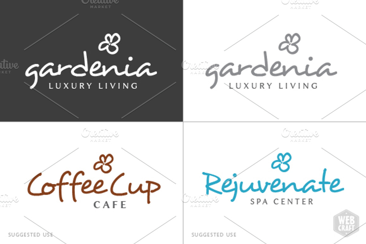 Gardenia Logo Template, a Branding & Logo Template by WebCraft (Photo 3 of 4)