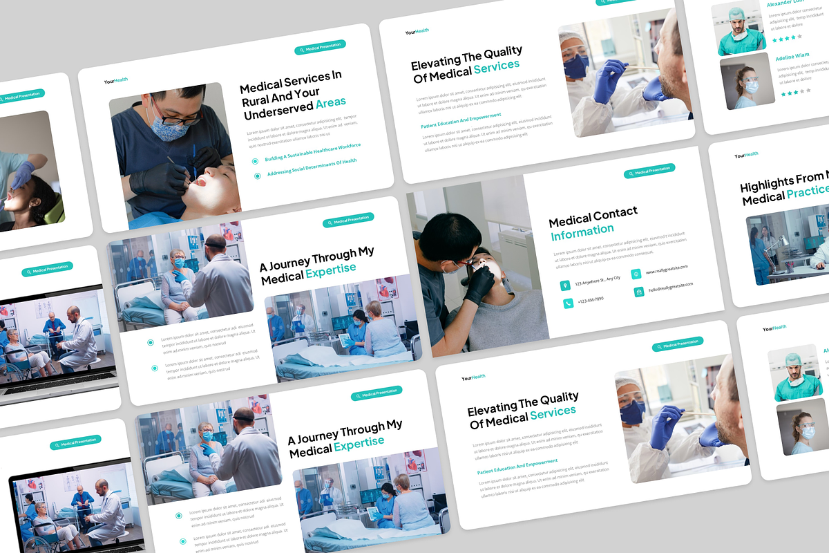 Modern Medical Keynote, a Presentation Template by Annora Studio (Photo 3 of 5)