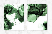Green Alcohol Ink Textures, a Texture Graphic by Angela Roze (Thumbnail 2 of 9)