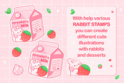 Procreate Brushes Bundle Rabbits, a Brush Add-On by InkPrintsTattoo (Thumbnail 9 of 10)