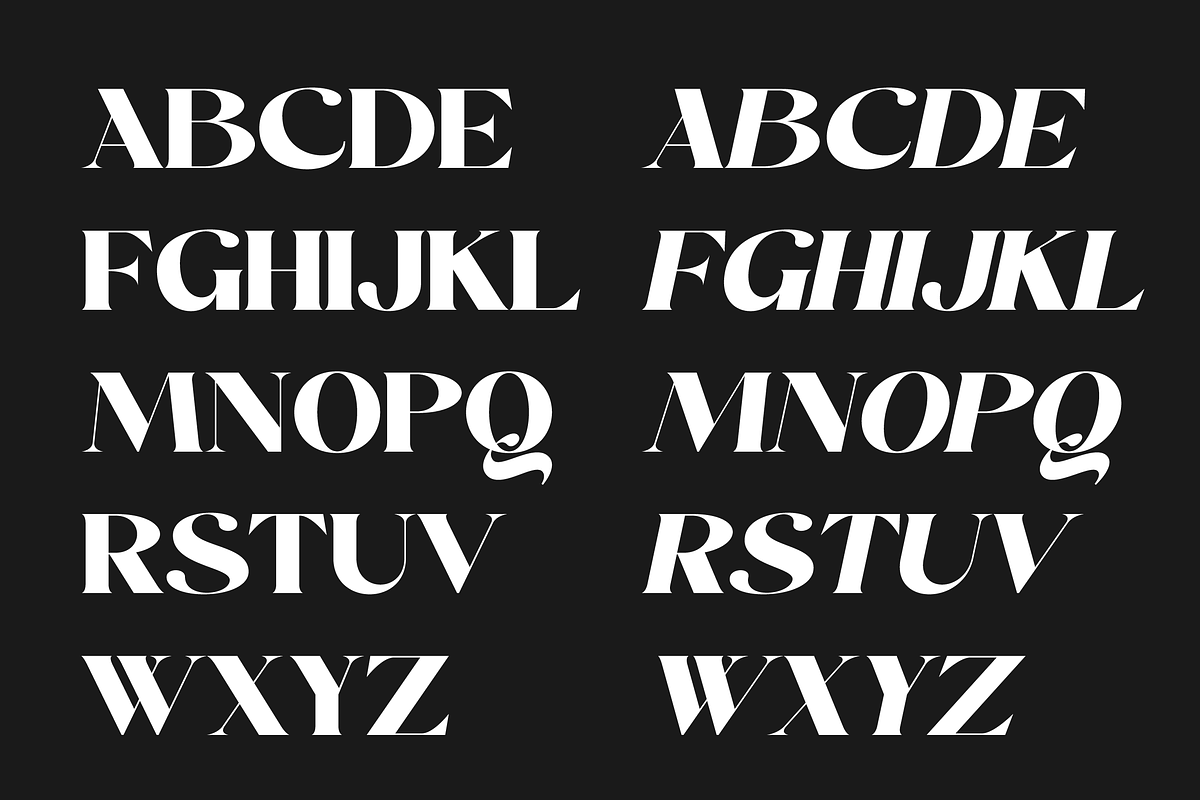 Queli Ledia: A Luxurious Serif Font, a Serif Font by Randi Irvan | Rvandtype (Photo 9 of 11)