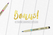 Instant Gold Foil Effect + More, a Plug-in Add-On by Drifter Studio (Thumbnail 3 of 3)