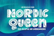 Nordic Queen – Scandinavian Font, a Font by HipFonts (Thumbnail 1 of 11)