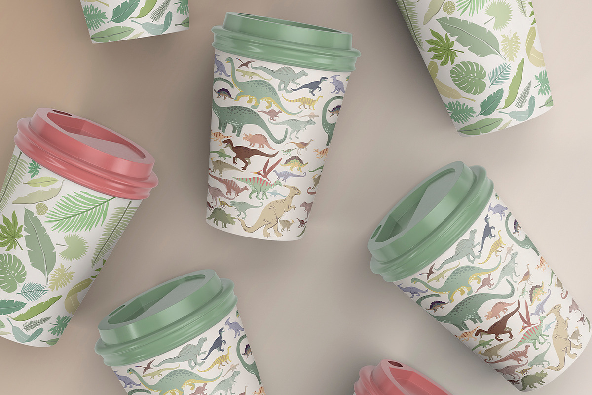 Dinosauria - Clipart Collection, an Object Graphic by Alina Sh (Photo 9 of 9)