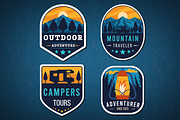 Outdoor Badges mountain illustration, a Seasonal Illustration by Smix Ryo (Thumbnail 3 of 3)