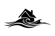 50 Flooded Home Silhouette Bundle, an Illustration by Designs_River (Thumbnail 31 of 51)