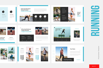 Running - Sport Powerpoint