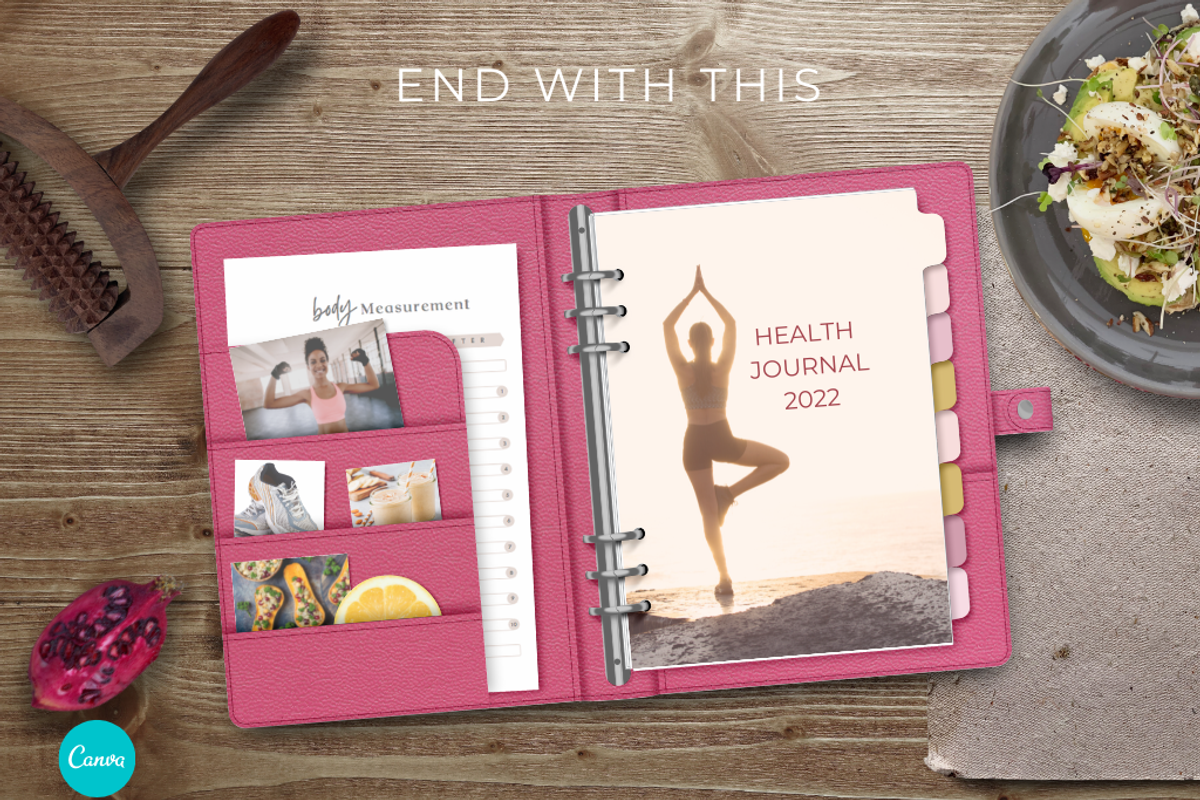 Ring Bound Planner Mockup for Canva, a Books & Magazine Mockup by Mockup Scene (Photo 12 of 22)