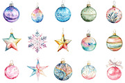 Minimalist Christmas Ornament Clipar, an Illustration by designcity5 (Thumbnail 2 of 5)