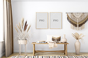 Frame Mockup Boho - 965, a Print Template by Mockup Shop (Thumbnail 3 of 3)