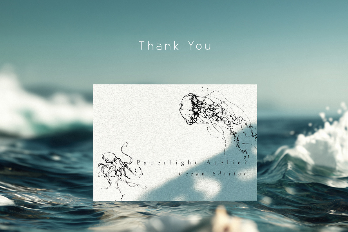 Ocean Card Mockups – Paperlight 02., a Household Mockup by NikiArts (Photo 11 of 11)