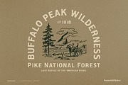 Snoqualmie - A Vintage Style Font, a Serif Font by Komet & Flicker (Thumbnail 3 of 15)
