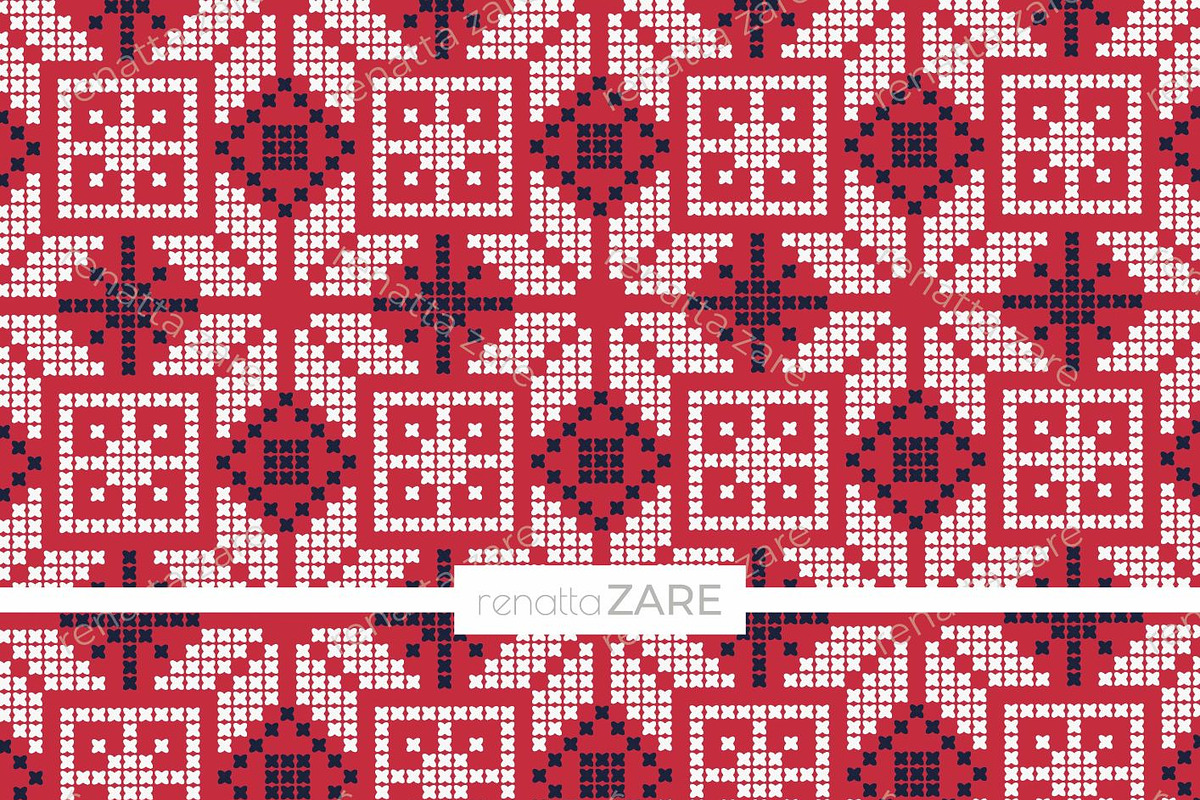 Cross Stitch pattern mini collection, a Pattern Graphic by RenattaZare (Photo 2 of 10)