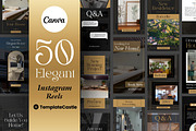 50 Real Estate Instagram Reels, a Templates & Theme by TemplateCastleStore (Thumbnail 1 of 10)
