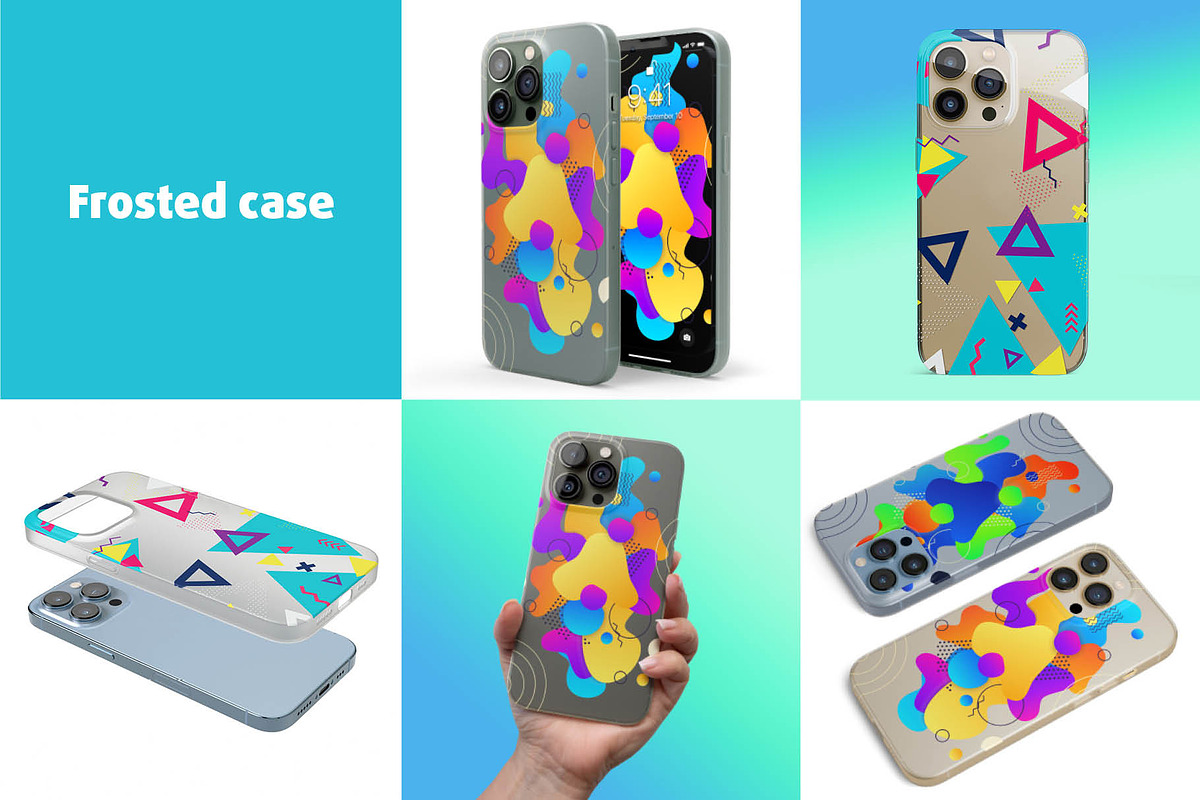 iPhone 13 pro clear/frosted case, an iPhone Mockup by Colatudo Store (Photo 3 of 9)