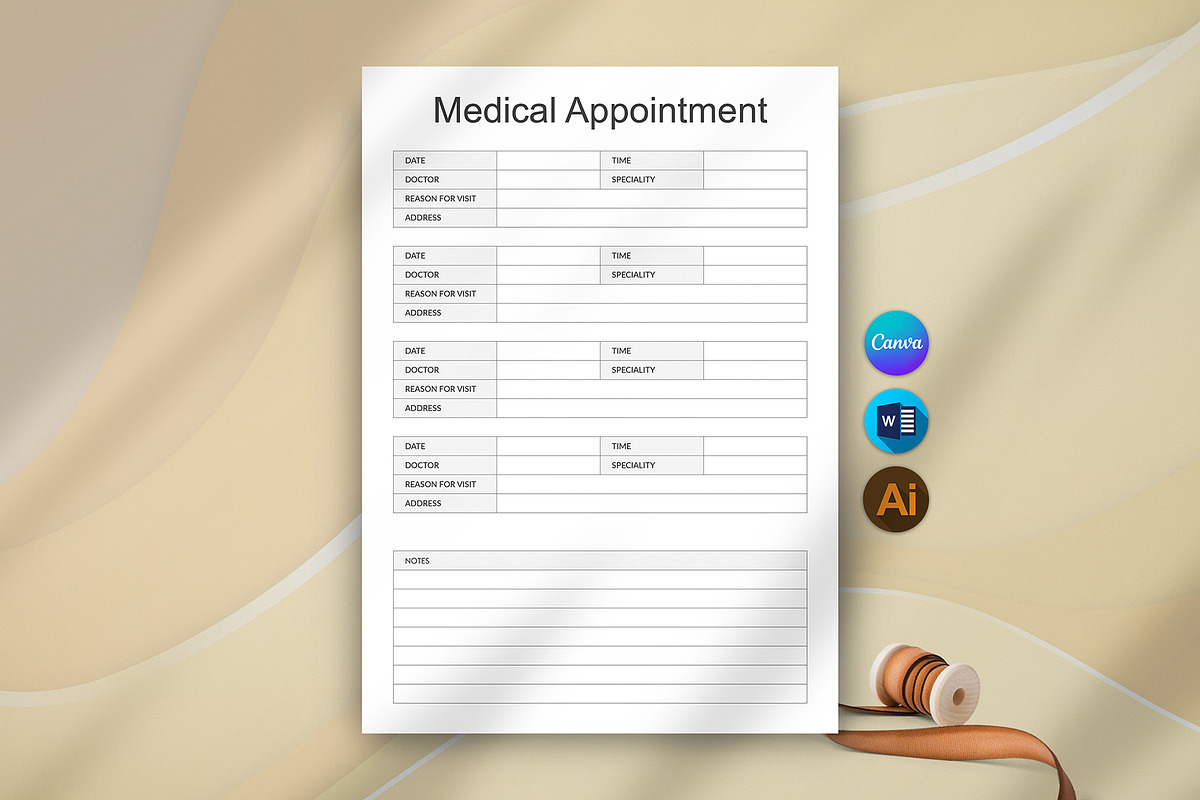 Medical Appoinments, a Stationery Template by DesignDevisers (Photo 1 of 10)