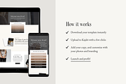 Kajabi Link in Bio Page Template, a Landing Page Template by Pixel & Flow (Thumbnail 4 of 9)