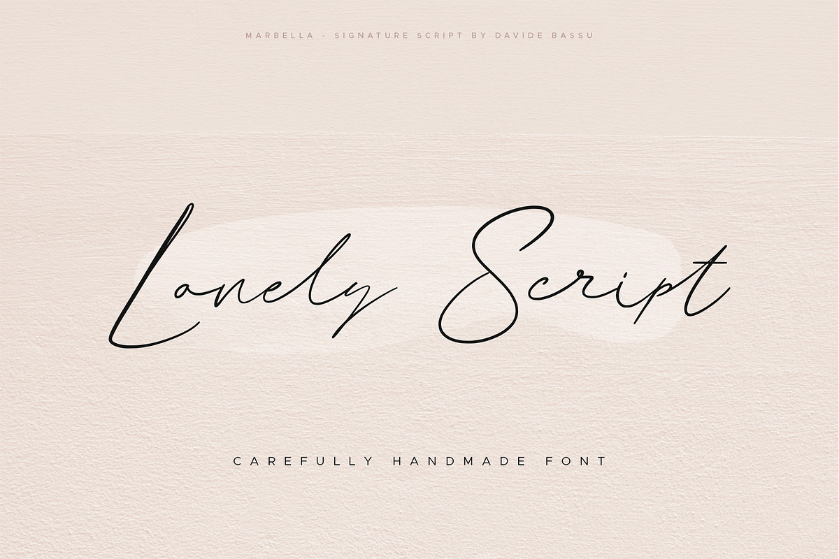 Marbella - Stylish signature script preview 5