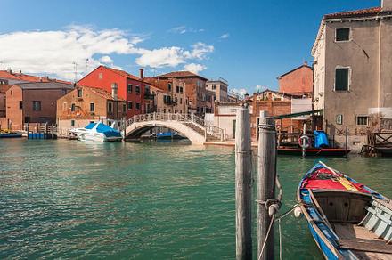 Lagoon waters at island of Giudecca