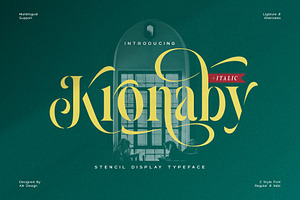 Kronaby Typeface