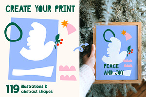 Cutout Christmas Poster Creator