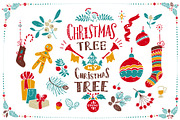 Christmas Cartoon Textured Drawings, a Decorative Illustration by Adiemus (Thumbnail 1 of 5)