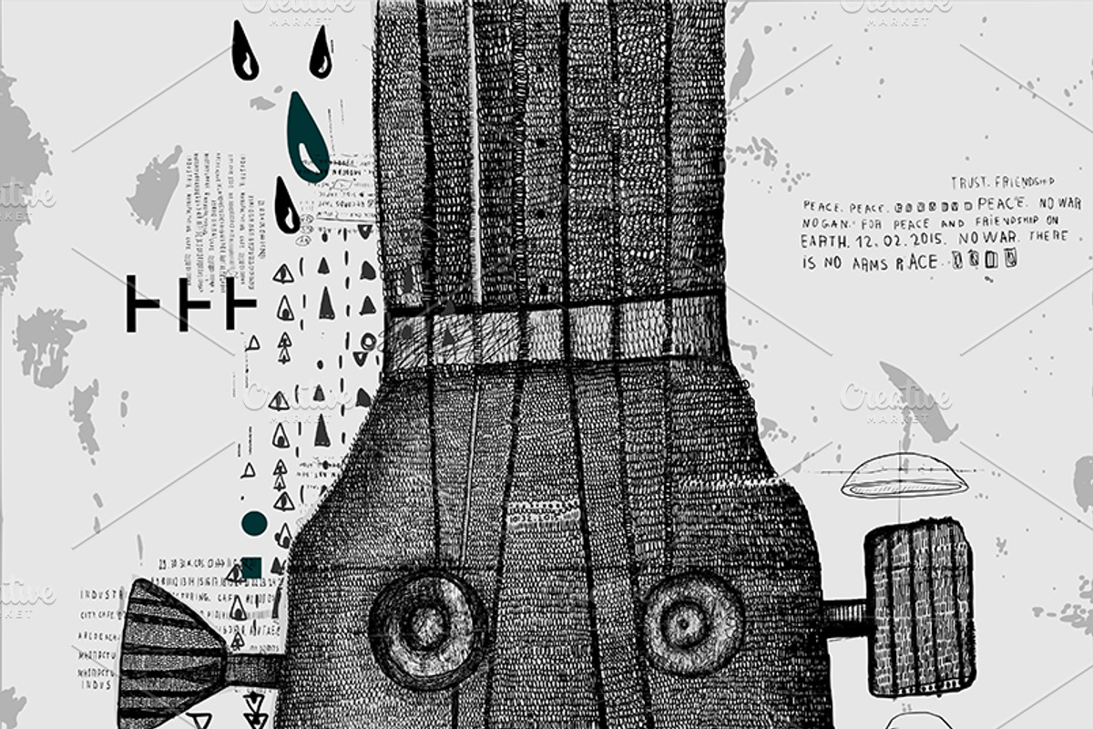 Neck of the guitar, an Object Graphic by Cloob2000