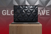 Metallic Polygonal Pattern Backdrop, a Texture Graphic by Forhadx5 (Thumbnail 2 of 6)