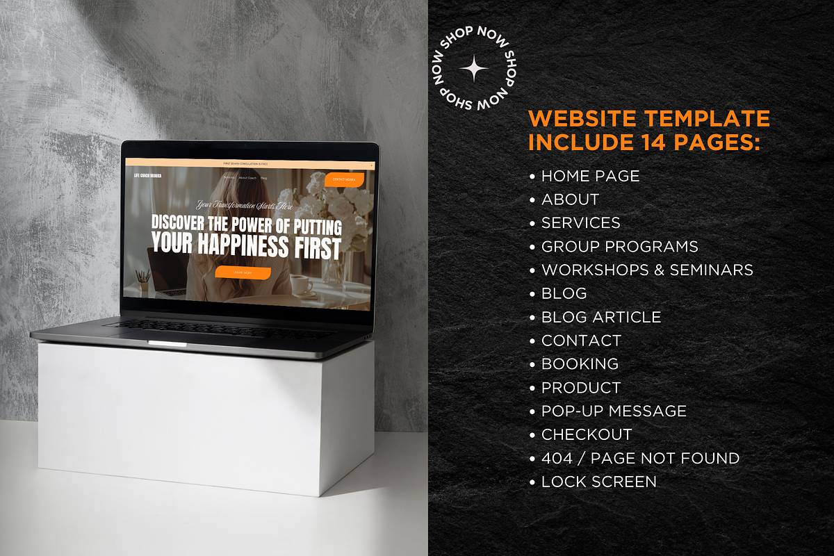 Coach Squarespace Website Template, a Squarespace Template by DesignsbyMariaStudio (Photo 5 of 10)