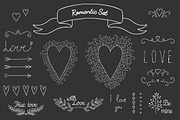 Romantic Elements Set, an Illustration by OkPen (Thumbnail 2 of 3)